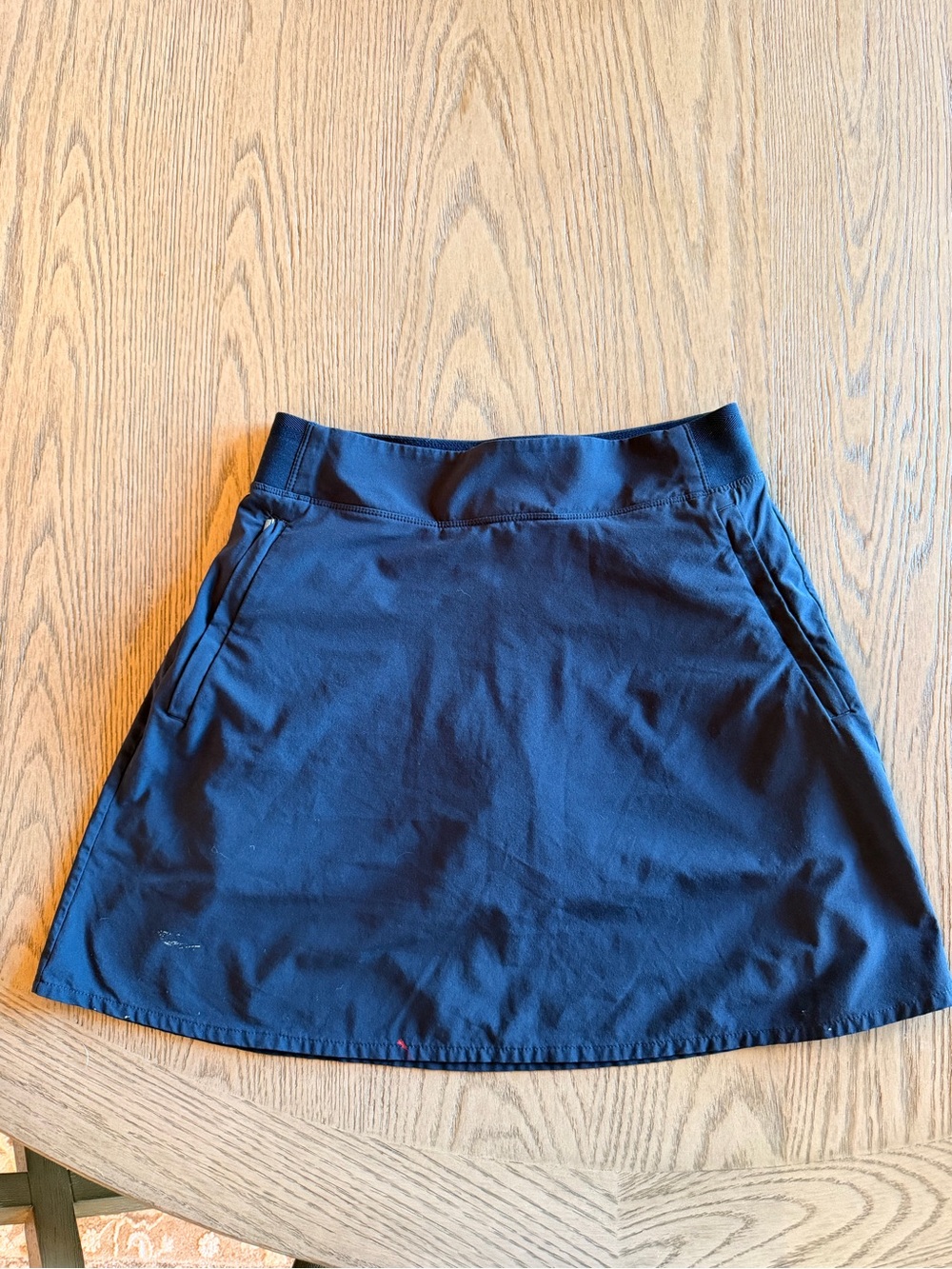 Athleta Navy Circle Skirt Skort with Side Pockets